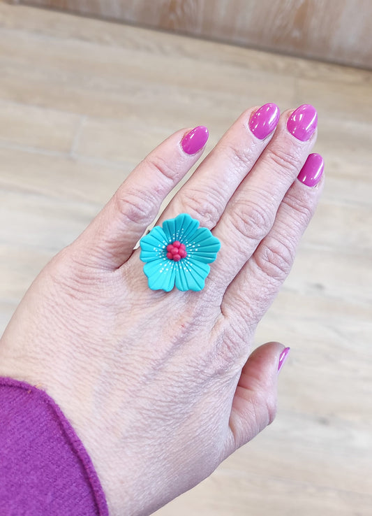 Artistic poppies little dangling earrings