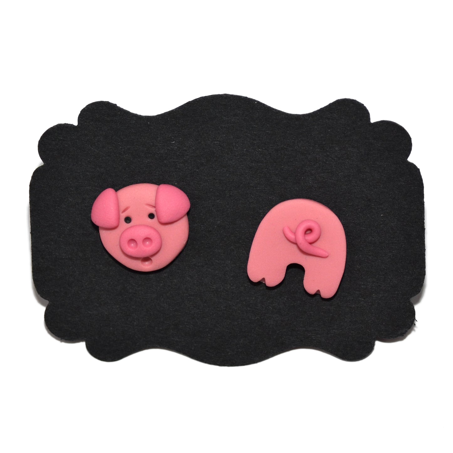 Cookie monster earrings and chocolate chip cookie