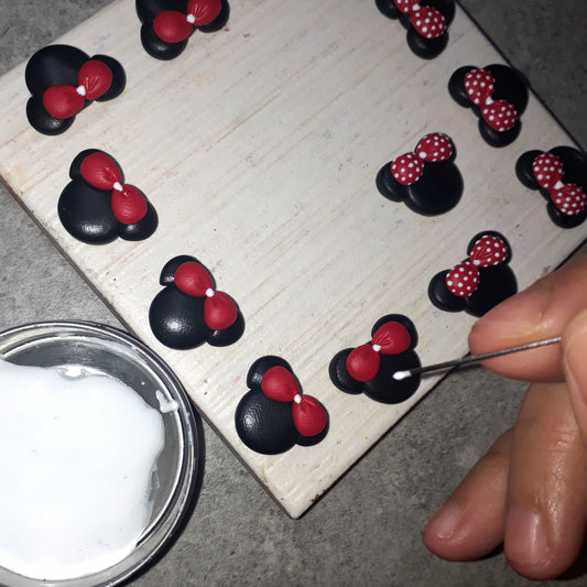 Cookie monster earrings and chocolate chip cookie