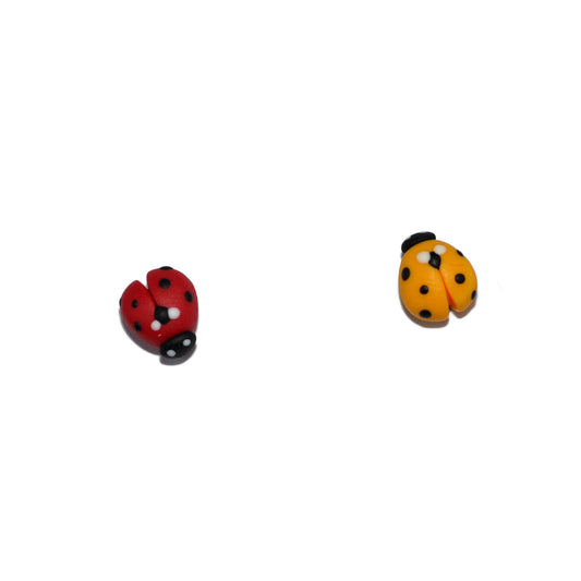 Ladybugs studded earrings