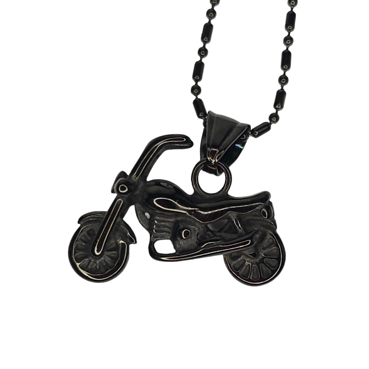 Μαύρο μακρύ μενταγιόν μηχανή από ανοξείδωτο ατσάλι