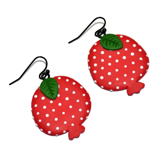 Cookie monster earrings and chocolate chip cookie